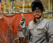 man at work welding